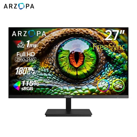 ARZOPA 27 Inch 180Hz FreeSync Gaming Monitor M1RC