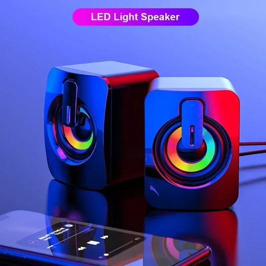 ABYYTE Computer Speaker Stereo Sound with Microphone