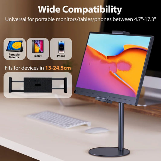 Adjustable Monitor Stand: Portable Vesa Monitor Tablet Holder