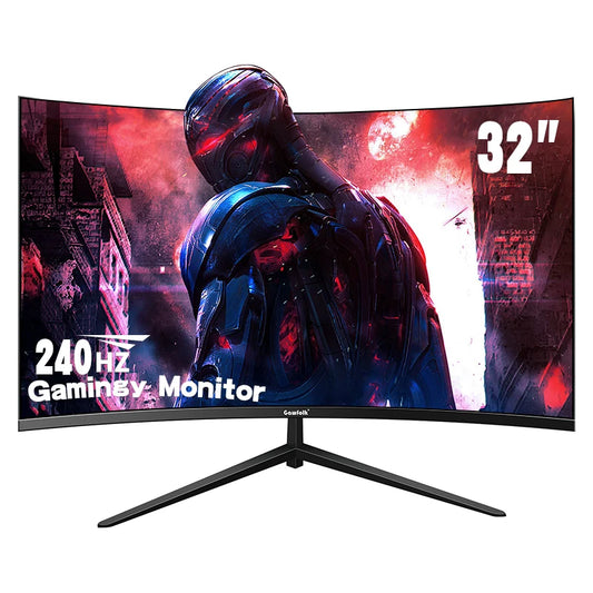 Gawfolk 32 Zoll Curved Gaming Monitor 240Hz Full HD