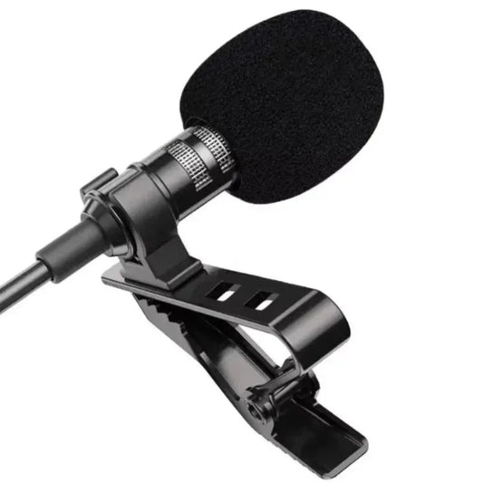 VIKEFON Mini Portable Clip-on Lapel Microphone